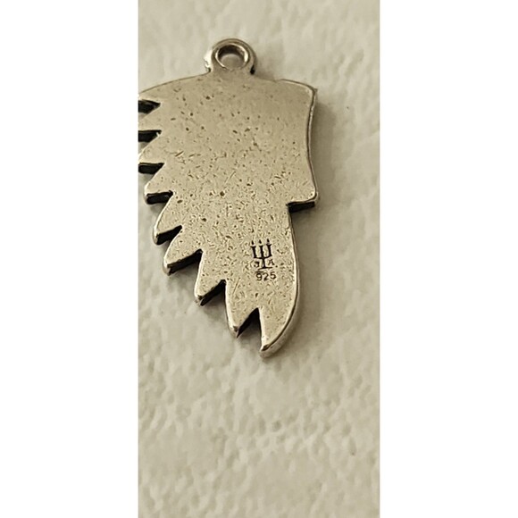 James Avery Retired Sterling Silver Indian Headdress Charm - Picture 5 of 7